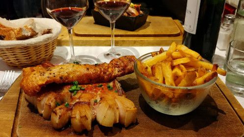 Confit de canard, frites maison